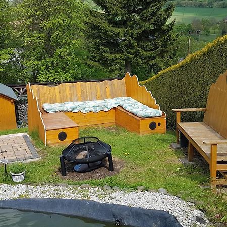 Waldhufenidyll Koenigswalde Im Erzgebirge Leilighet Konigswalde Eksteriør bilde